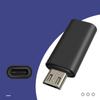 Adaptador Feminino Tipo-C para Android - Conversor C para Micro-V8 Otg Dados Carregamento Carregamento Rápido Otg