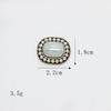 Fábrica Kwai Sha Perla Vintage Diamante Amor Hebilla Zapatos Agujero Cuadrado Accesorios para el Cabello Funda para Teléfono Móvil Accesorios de Aleación DIY