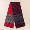 Bufanda Larga de Seda Cepillada de Moda Nueva Primavera/Verano Estilo Pareja Calentador de Cuello Bufanda Envolvente de Cuello de Alta Gama