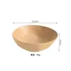 Bol Doméstico Imitación Madera con Acabado de Alta Gama, Bol de Frutas Vintage, Bol de Sopa de Plástico de Grado Alimenticio Resistente a Roturas, Bol de Arroz de Alta Apariencia Estilo Japonés