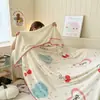 Item Popular de Comércio Exterior: Manta de Veludo Leite com Padrão de Concha de Camada Dupla para Uso Doméstico, Cobertor de Sesta, Cobertor para Sofá, Fábrica Suporta Venda por Atacado