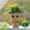 Plantas Suculentas, Cactos, Plantas Pequenas em Vasos, Cacto Groot, Decorações de Mesa no Escritório, Plantas Verdes Fáceis de Cultivar para Pessoas Preguiçosas