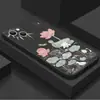 Funda con Diseño de Flor de Loto y Pez Koi Adecuada para Apple 18 Pro, 17 Loto iPhone 16/15 Pro Max Funda Protectora Suave de Cobertura Total