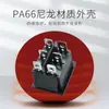 Interruptor basculante rojo transparente de 6 pies y 3 posiciones interruptor basculante negro KCD4 lámpara LED con logo IOII impreso ignífugo