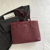 Bolso de Hombro Tote Otoño 2025 Bolso de Mujer Gran Capacidad para Viajes Cotidianos Nicho Nuevo Bolso Casual Simple para Mujer