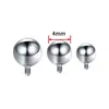 Acero de Titanio Rosca Externa Bola de Repuesto Bola Redonda Piercing de Ceja Piercing de Labio Piercing de Ombligo Accesorios Piercing Corporal DIY Joyería Antialérgica