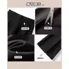Pantalones de Traje Negros Acampanados para Mujer, Nuevo Estilo Otoño/Invierno 2025, Petite, Forro Polar, Cintura Alta, Adelgazantes, Pantalones Casuales Bootcut