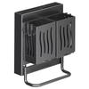 Porta-Talheres de Parede para Cozinha Porta-Facas Armazenamento Integrado Escorredor Simples Multifuncional Sem Furos na Parede