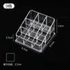 Caja de Almacenamiento de Lápices Labiales Transparente Profundizada Caja de Almacenamiento de Escritorio para Maquillaje Skincare Lápices Labiales Brillos Labiales Soporte de Exhibición de Rejilla para Lápices Labiales