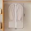 Capa de Poeira para Armazenamento de Comércio Exterior, Saco de Roupa Lavável Transparente, Capa de Poeira para Casacos e Ternos, Capa de Roupa Suspensa para Guarda-Roupa Doméstico
