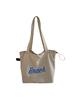 Estilo Coreano Nueva Bolsa Estampada con Letras Bolso de Hombro de Nylon de Gran Capacidad para Mujer Casual Versátil Portátil con Cordón Ajustable