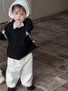 Ropa de Otoño para Niños 2025 Nuevo Estilo Coreano Ropa para Niños Camiseta de Manga Larga para Bebé Traje de Pantalones Casuales Ropa de Otoño para Niños