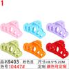 Versión coreana de pinza para flequillo de corona hueca 8 cm pinza de agarre pinza de mano extraña para mujer Yiwu joyería tienda de 2 yuanes joyería al por mayor