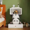 Nuevo Gabinete de Noche de Panda Adornos Grandes de Piso Mesa Lateral Creativa para Dormitorio Infantil Sala de Estar Lateral de Sofá de TV para Hombres y Mujeres