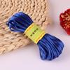 Cuerda de nailon tejida a mano con nudo chino, gruesa, de 5 a 10 m, color rojo, 2,5 mm