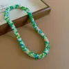 Conjunto de Pulseira e Colar Tecido com Contas de Cristal Mais Vendido no Japão e na Coreia, Corrente de Clavícula de Luxo Leve de Nicho Acessório de Moda