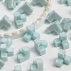 Ding Yi Bloques de Colores Divertidos para Apilar Luna Fría Cuentas Acrílicas Galvanizadas Material Cuentas Sueltas Accesorios para Cadena de Teléfono DIY