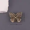 Mariposa de Latón Puro Creativa Especimen Insecto Mariposa Retro Decoración del Hogar Oficina Escritorio Artesanías Pequeños Adornos
