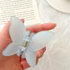 Pinza para el cabello transparente para mujer, cristal sirena Ji mariposa, clip de agarre tamaño pequeño, disco para la parte posterior de la cabeza, pinza de tiburón para el cabello, agarre para el cabello, tocado, pinza para el cabello