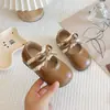 Zapatos Rojos de Princesa para Niñas Estilo Nuevo Primavera y Otoño Suela Suave Antideslizantes Encaje de Niña Lazo de Mariposa Zapatos de Bebé Zapatos Individuales para Niñas Pequeñas