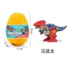 Desmontaje transfronterizo Gashapon Tyrannosaurus Dinosaurio Juguetes Educativos Puesto Puesto Huevos Divertidos Bloques de Construcción DIY Juguetes de Mercado Nocturno Venta al por Mayor