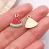 20 Estilos de Corazón Rojo con Goteo de Aceite, Mariposa, Rosa, Aleación, Accesorios de Joyería, Colgantes DIY para Collares y Pulseras