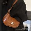 Bolso Pequeño Vintage para Mujer 2026 Nuevo de Moda Otoño e Invierno Cuero de Cera de Abeja Bolso Cruzado de Moda Súper Popular Bolso de Hombro para Debajo del Brazo