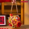 Linternas de Año Nuevo 2026, Linternas Terminadas Tejidas a Mano de Ratán y Bambú, Linternas de Palacio Brillantes de Estilo Antiguo, Accesorios para Fotografía Hanfu