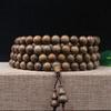 Volumen al por mayor cuentas de sándalo verde americano natural pulsera de 8 mm con pequeño amuleto de calabaza rosario con fragancia
