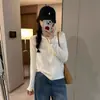Moletom com zíper e capuz básico slim-fit casual estilo coreano de outono simples, blusa versátil de manga longa