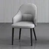 Silla ligera italiana respaldo de silla taburete nórdico silla de comedor simple lujo ligero hogar hotel mahjong restaurante respaldo al por mayor