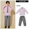 Disfraces de porrista para niños, uniforme deportivo de escuela primaria, uniforme de coro de jardín de infantes, atuendo de actuación estilo universitario
