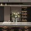 Mesa de Centro Casual para Sala de Estar com Vaso Seco e Recipiente para Flores, Modelo de Mesa para Restaurante, Ornamentos de Armário de Entrada de Casa, Decorações Suaves