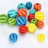 Juguete para Perro Bola Dispensadora de Premios Mascota Gato Resistente a Mordeduras Juguete para Dentición Golden Retriever Perro Teddy Mascota Caucho TPR Perro Grande