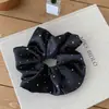 Goma para el pelo estilo coreano con pedrería de estrella Accesorio versátil para el cabello con pedrería para la parte posterior de la cabeza, Lazo para el pelo de alta gama para mujer