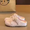 Medias Pantuflas Cerradas de Suela Gruesa con Velcro para Mujer, Nuevo Diseño Versátil de Verano 2026, Zapatos Slip-On Estilo Birkenstock
