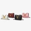 Bolsa Quadrada Pequena Nova Coleção Primavera/Verão 2026 Estilo Coreano Moda Versátil DIY Bolsa de Corrente Rombos Ombro Único Axila Transversal para Mulheres