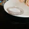 Pulseira Europeia e Americana Transfronteiriça com Diamantes Incrustados, Irregular, Multicamadas, Contas e Pérolas, Pulseira Fashion e Elegante, Joia de Luxo Leve e de Alta Qualidade