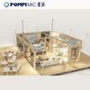 Toldo de forma especial para camping al aire libre, sombrilla y a prueba de lluvia, un dormitorio y una sala de estar, tienda de campaña de lujo salvaje, refugio