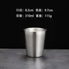 Vaso de Cerveza de Acero Inoxidable 304 Vaso de Agua para Restaurante Vaso Coreano Vaso de Agua para Jardín de Niños Vaso para Gárgaras Taza de Té Grabado Vaso Personalizado