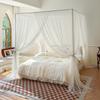 Mosquiteras de pie Palace 2025, estilo princesa, de tres puertas, para cama, estilo antiguo, de alta calidad, con cifrado de gasa antimosquitos.
