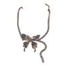 Collar con borlas de perlas y mariposas de amor con temperamento de Corea del Sur, cadena de clavícula de alto sentido de moda de nicho, collar de Joker al por mayor