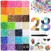 Em Estoque Atacado Conjunto de Cores Mistas com 40 Compartimentos Strass de Resina com Fundo Plano 3mm Acessórios para Unhas Artesanais DIY Acessórios para Roupas
