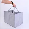 Bolsa de Fieltro para Compras Bolsa Tote Gran Capacidad Bolsa para Almacenar Leña Bolsa de Compras Bolso de Mano Almacenamiento Bolsa de Almacenamiento de Gran Capacidad