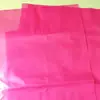 En stock: Bolsa roja de PE de 50*70 cm, de doble cara, 24 hilos, engrosada, bolsa plana de PE de alta presión color vino tinto