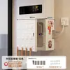 Cubierta para calentador de agua con apertura, decoración de tubería de gas, estante de tablero perforado para cocina, panel de ocultación de gas natural