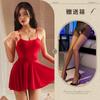 Pijama Sexy, Liguero Pure Lust, Camisón Sexy Transparente Talla Grande, Lindo Uniforme de Tentación sin Espalda para Damas Venta al por Mayor 844