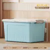 Caja de Almacenamiento Engrosada, Caja de Almacenamiento para Ropa y Juguetes Domésticos de Gran Capacidad, Caja de Almacenamiento de Plástico, Caja de Almacenamiento y Organización Extra Grande