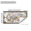 D15043 Nuevo Adhesivo Decorativo para Cristal de Ventana con Patrón Calado de Estilo Europeo Creativo, Adhesión Electrostática, Visible por Ambos Lados, Adhesivo de Pared