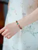 Contas de Fragrância Pera de Ganso 0.8 Círculo Único + Melancia Cristal Fresco Estilo Chinês de Nicho Pulseira de Fragrância